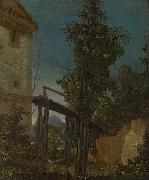 Albrecht Altdorfer Landscape with a Footbridge oil painting reproduction